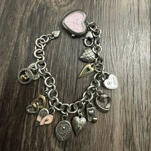 ⭐️⭐️SALE⭐️⭐️ Brighton Power of Pink Breast Cancer Charm Bracelet